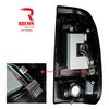 Recon 08-16 F250/F350/F450/F550 OLED TAILLIGHTS-SMOKED LENS DRIVE/PASS 264293BK